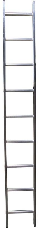 Лестница односекционная "СТАНДАРТ" 1×9, алюминий - фото